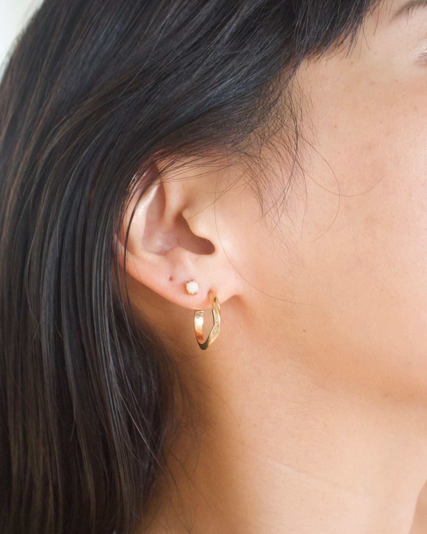 〈OPEN WATER〉Gold-Earrings-