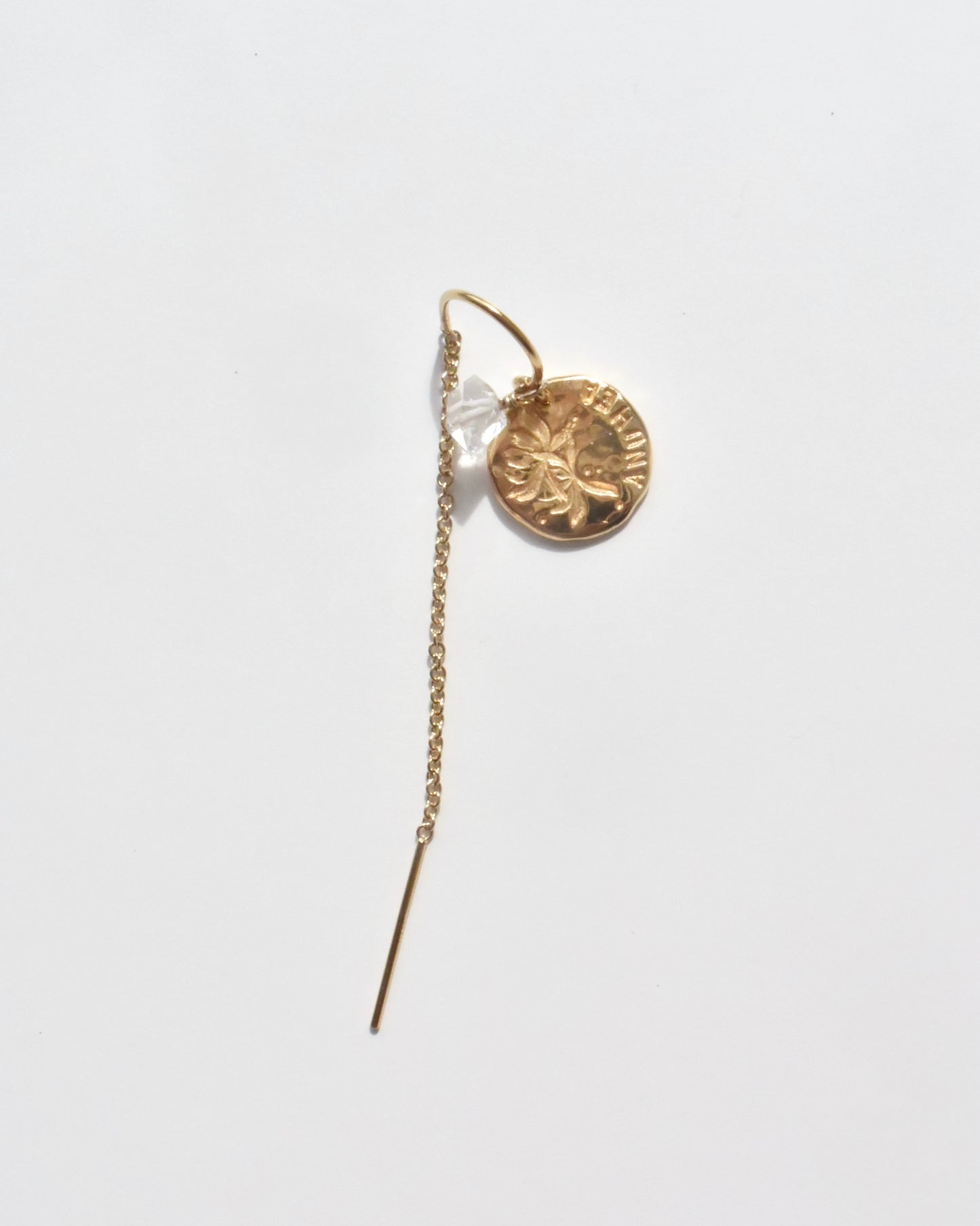 〈Flower lei coin〉Earrings-ANUHEA-