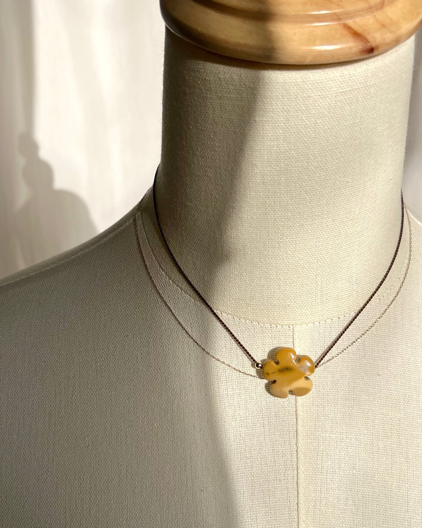 14KGF〈Mookaite〉Necklace-2-