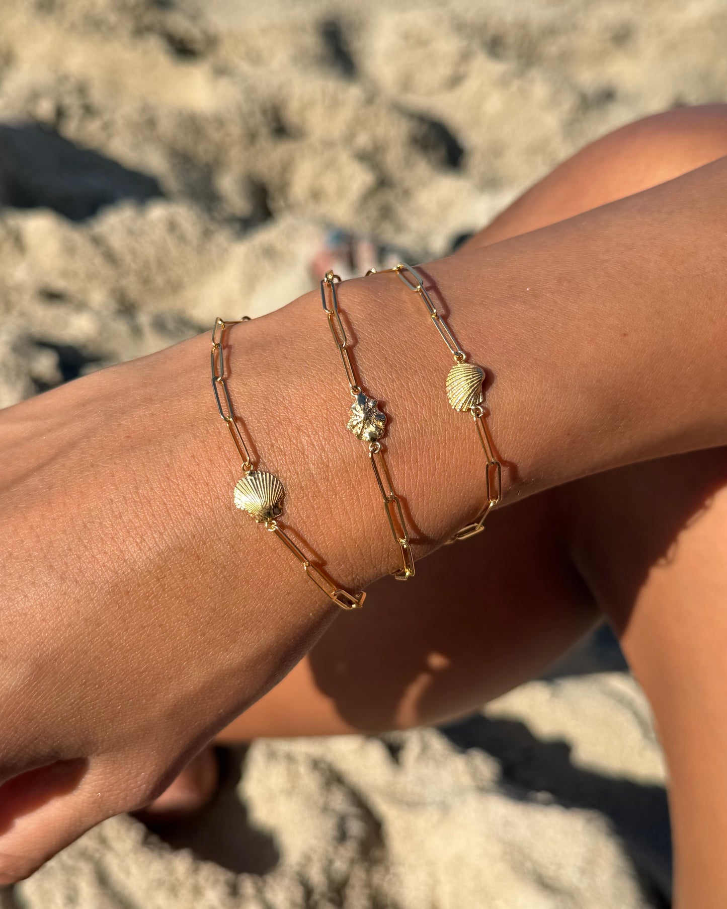 K18pt&14KGF〈Cast of real ocean〉Bracelet-B-