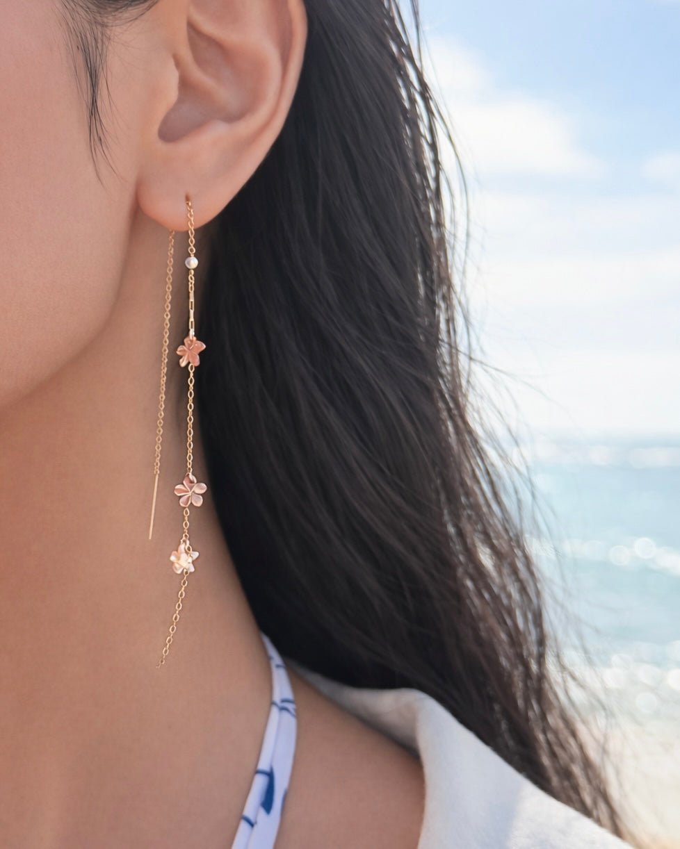 14KGF〈From Hawai'i-Plumeria〉Pink-Brown
