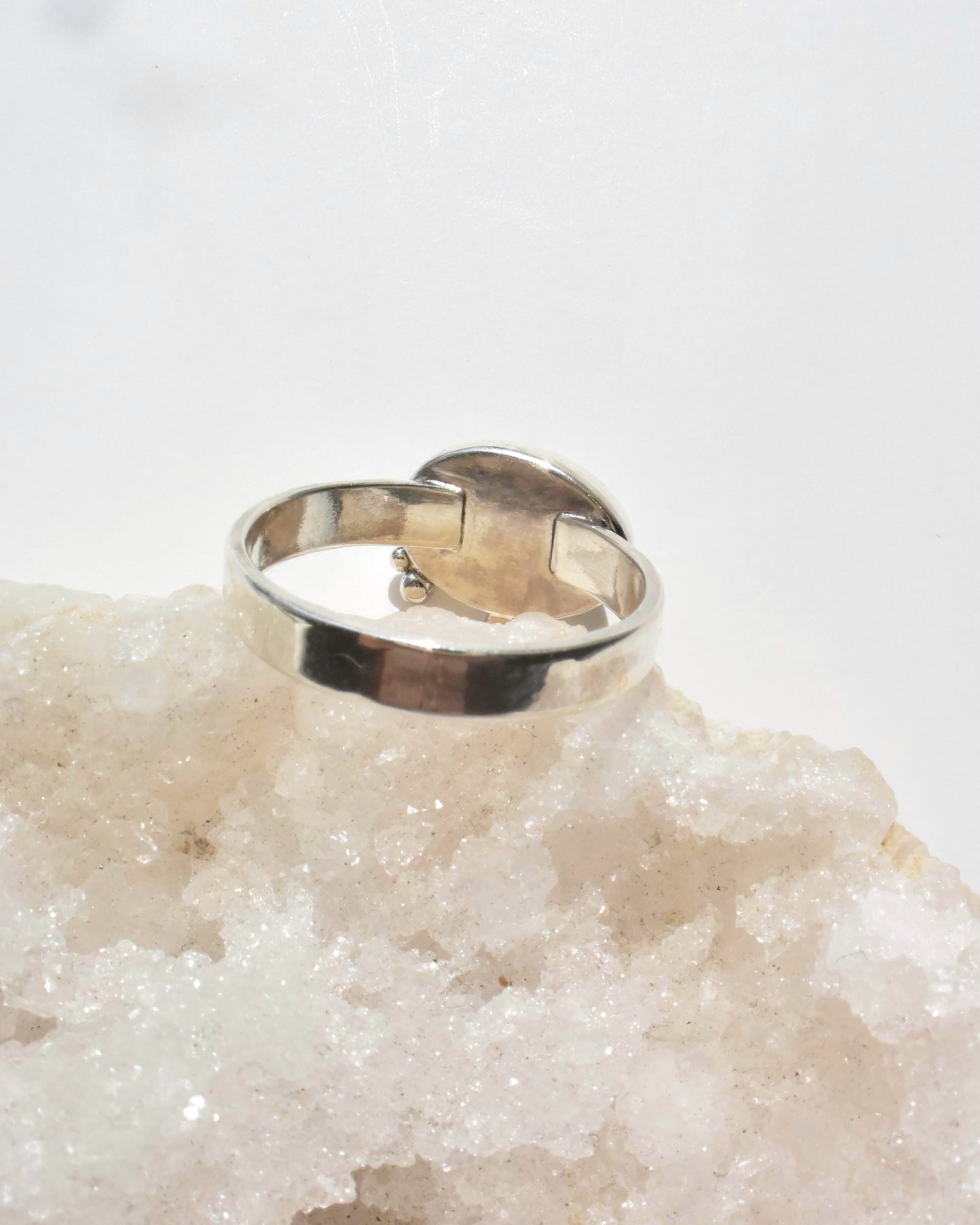 Silver〈One-OF-A Kind〉Moss Aquamarine