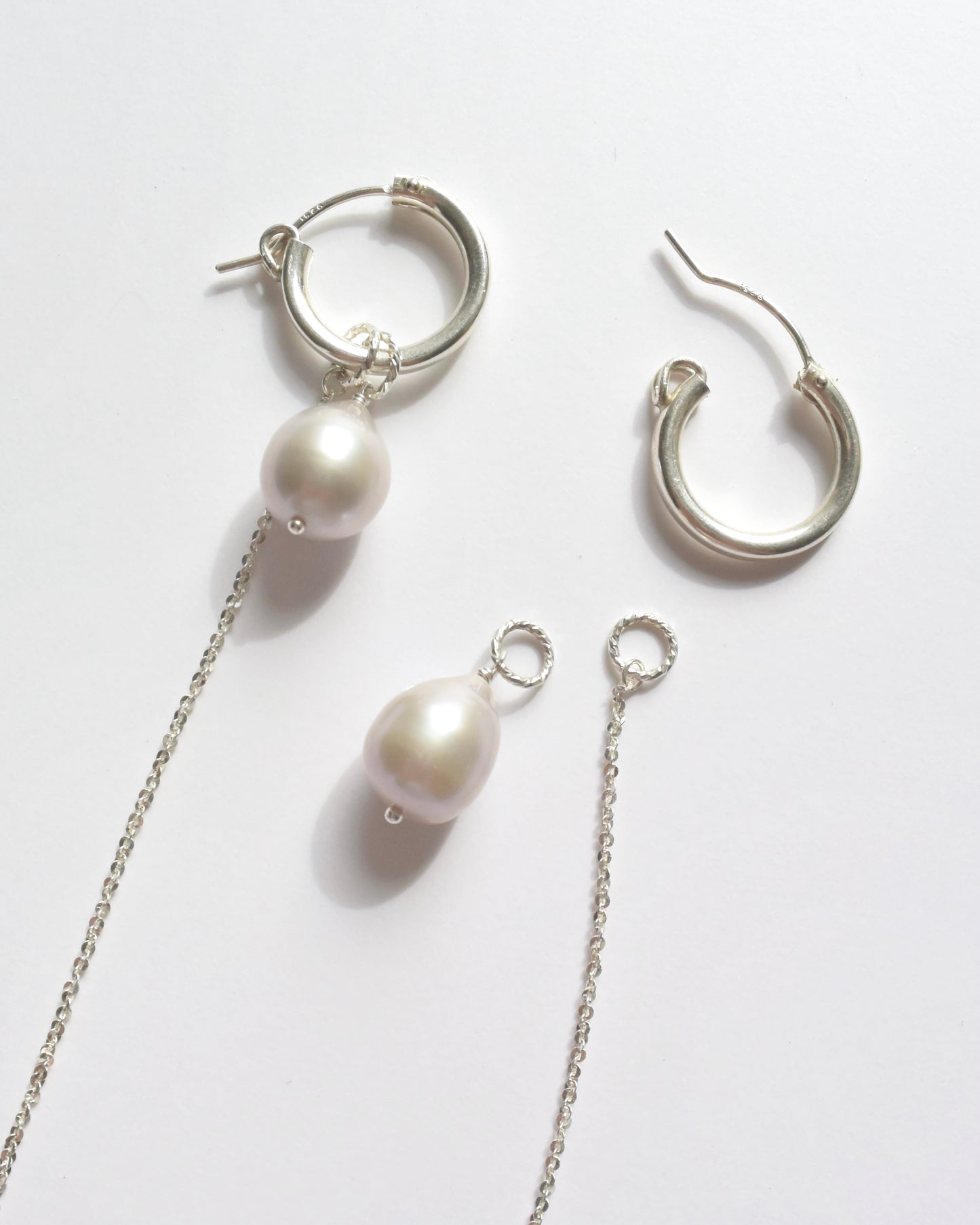 Silver〈Gray fresh water pearl〉