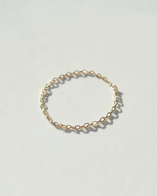 K10&K18〈Skin jewels-Chain ring-〉Glory