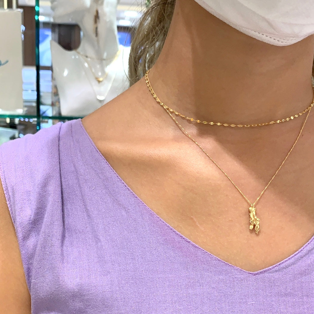 受注生産］ 14KGF〈Skin jewels〉Necklace – marino
