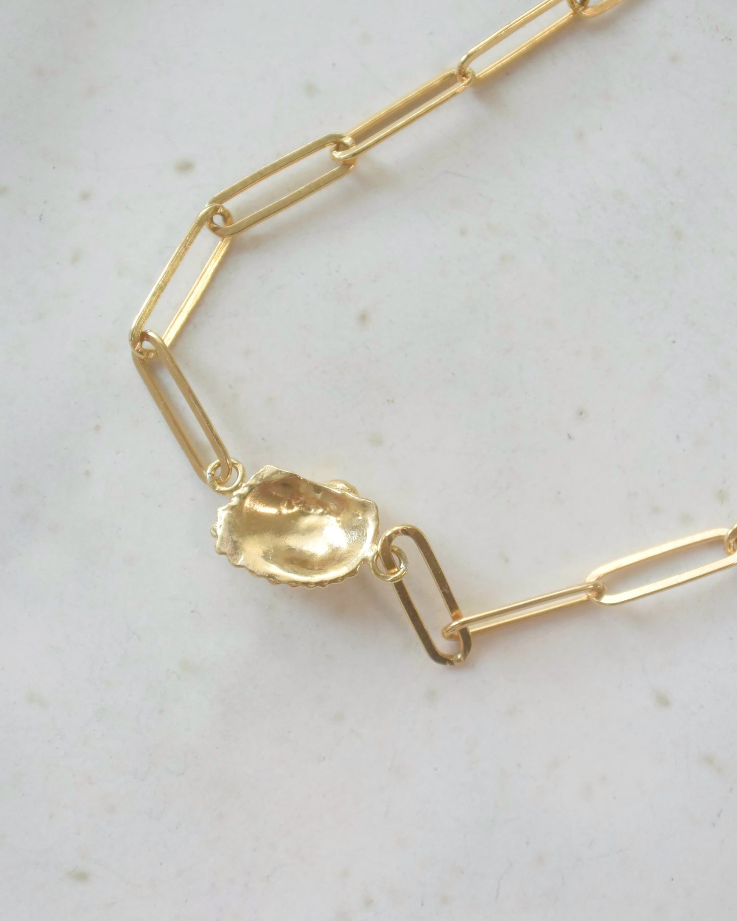 K18pt&14KGF〈Cast of real ocean〉Bracelet-B-