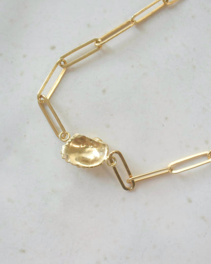 K18pt&14KGF〈Cast of real ocean〉Bracelet-B-