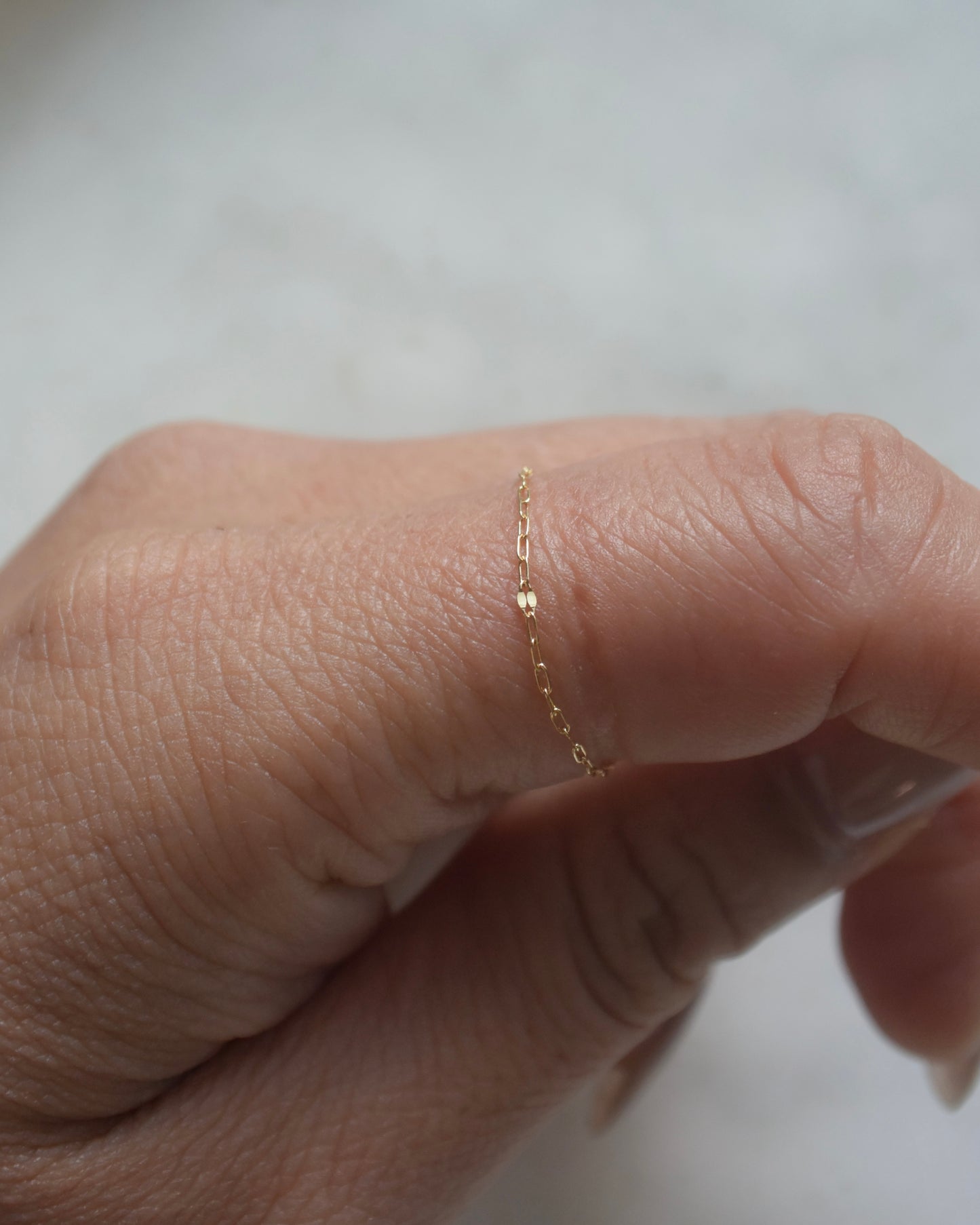 K10&K18〈Skin jewels-Chain ring-〉Lino