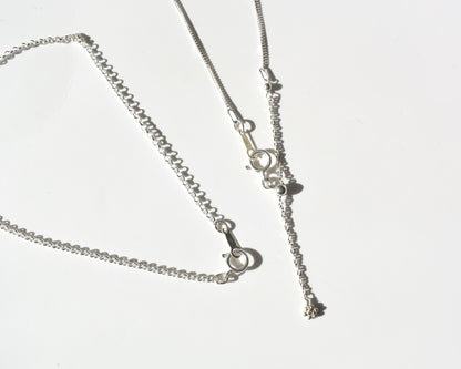 Silver〈Chain necklace〉