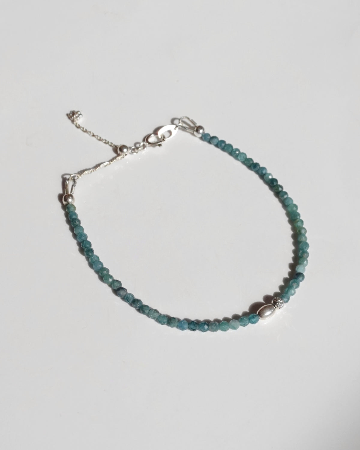Silver〈Real to you-Bracelet-〉Blue tourmaline