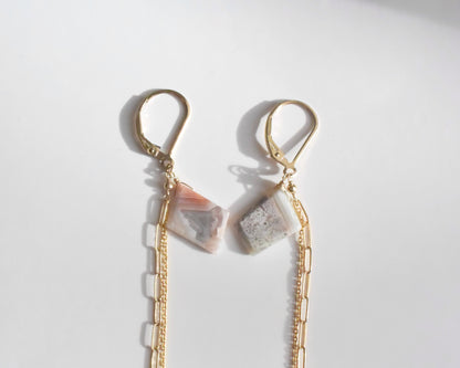 14KGF〈Agate〉Earrings