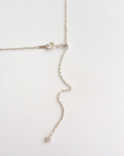 ［即納］Silver〈Flower lei coin necklace〉