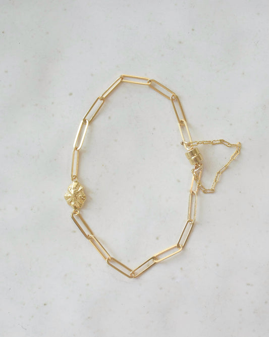 K18pt&14KGF〈Cast of real ocean〉Bracelet-C-