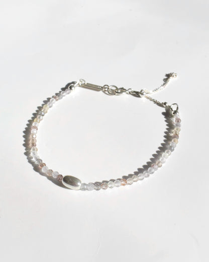 Silver〈Cacoxenite in quartz〉Bracelet