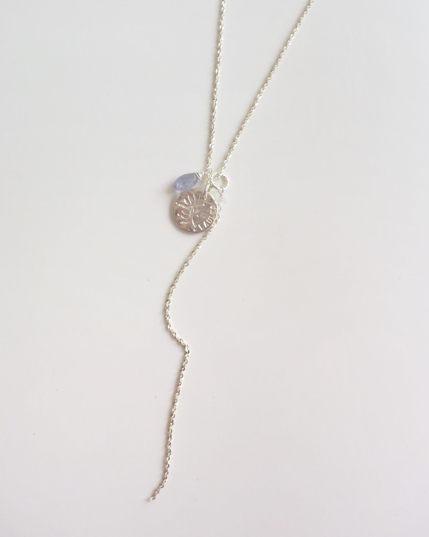 ［即納］Silver〈Flower lei coin necklace〉