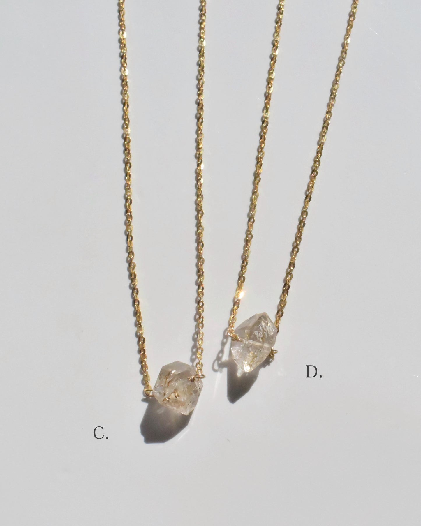 14KGF〈 Oil in quartz〉Necklace