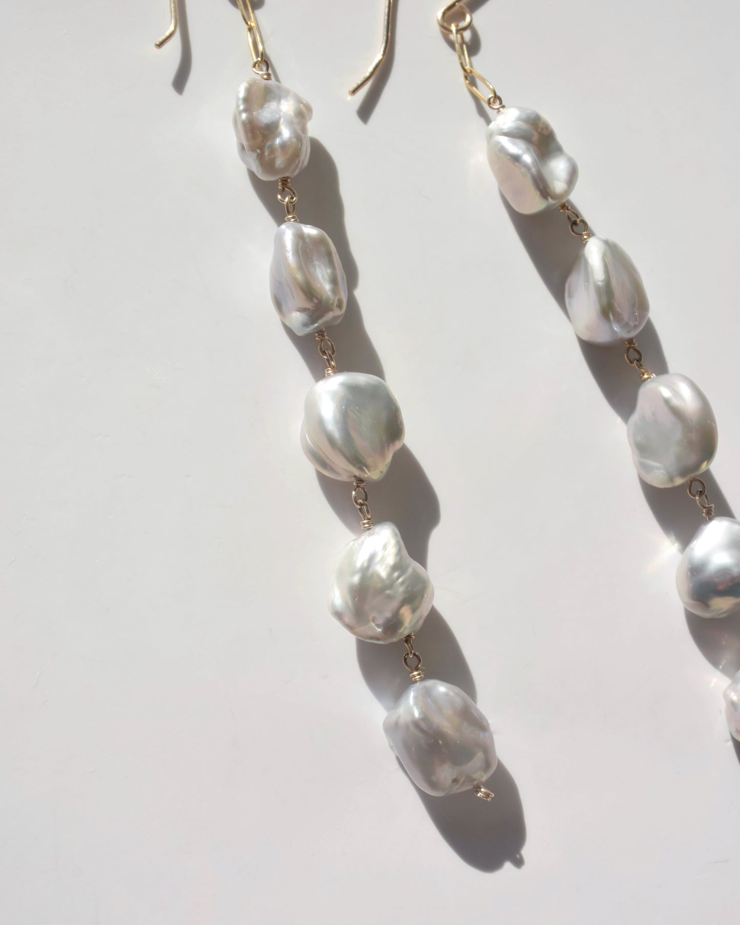 14KGF〈Fresh water pearl〉Gray-1-