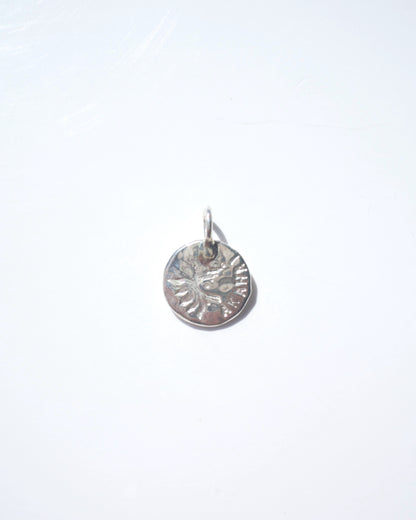 Silver〈Flower lei〉Coin charm-Silver-