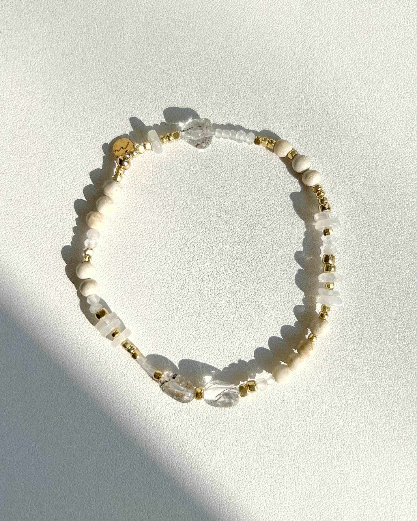 〈Rubber  bracelet〉Rutile quartz