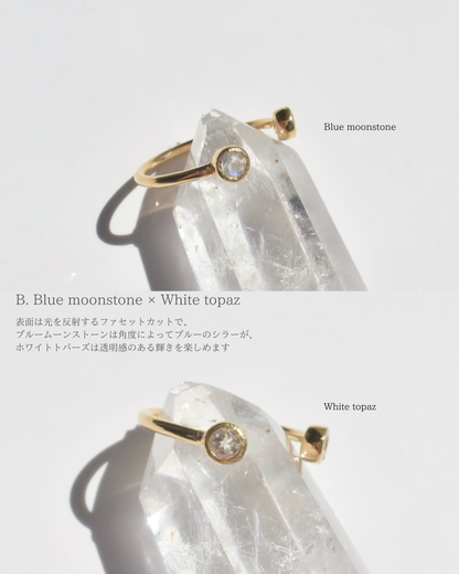 K18pt〈Awa Ola〉Ring