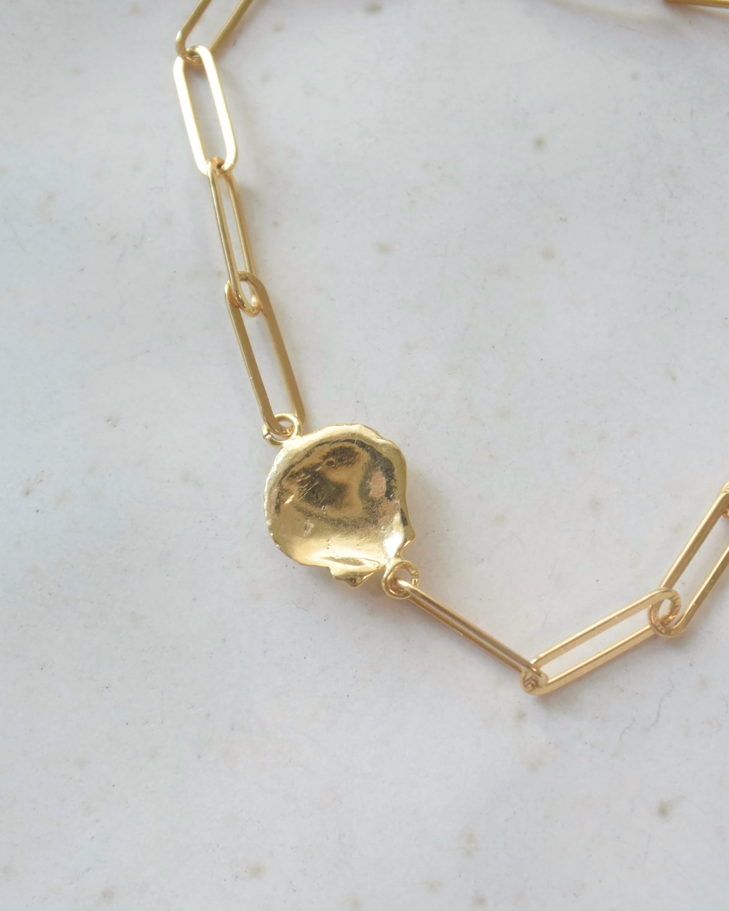 K18pt&14KGF〈Cast of real ocean〉Bracelet-A-