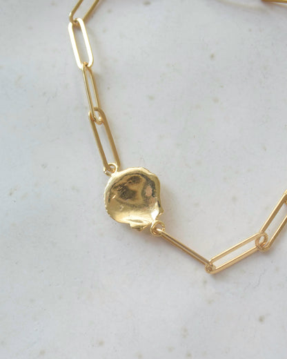 K18pt&14KGF〈Cast of real ocean〉Bracelet-A-