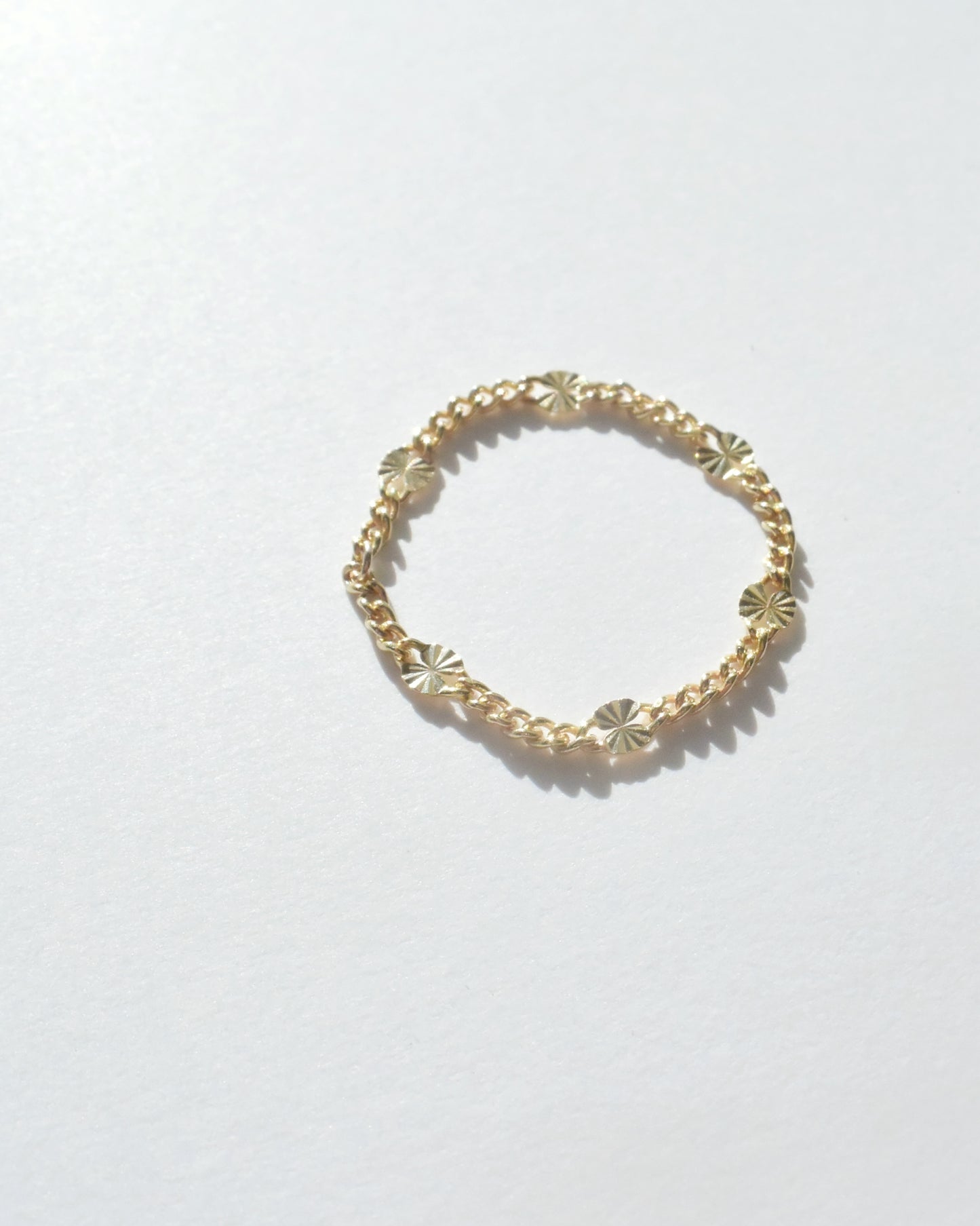 ［送料込み］14KGF〈Chain ring〉Lā