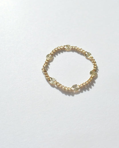 ［送料込み］14KGF〈Chain ring〉Lā