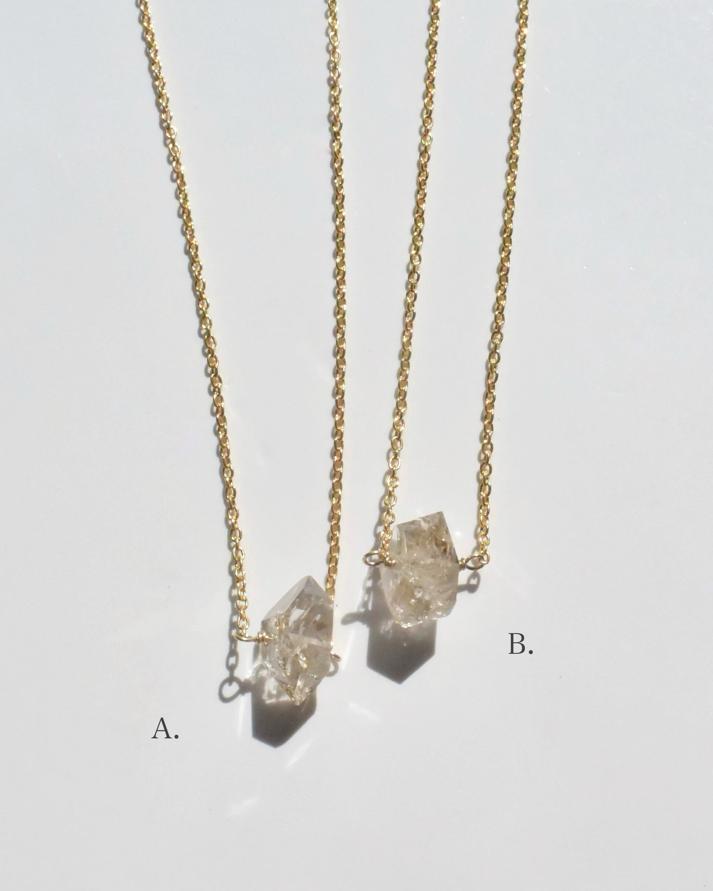 14KGF〈 Oil in quartz〉Necklace