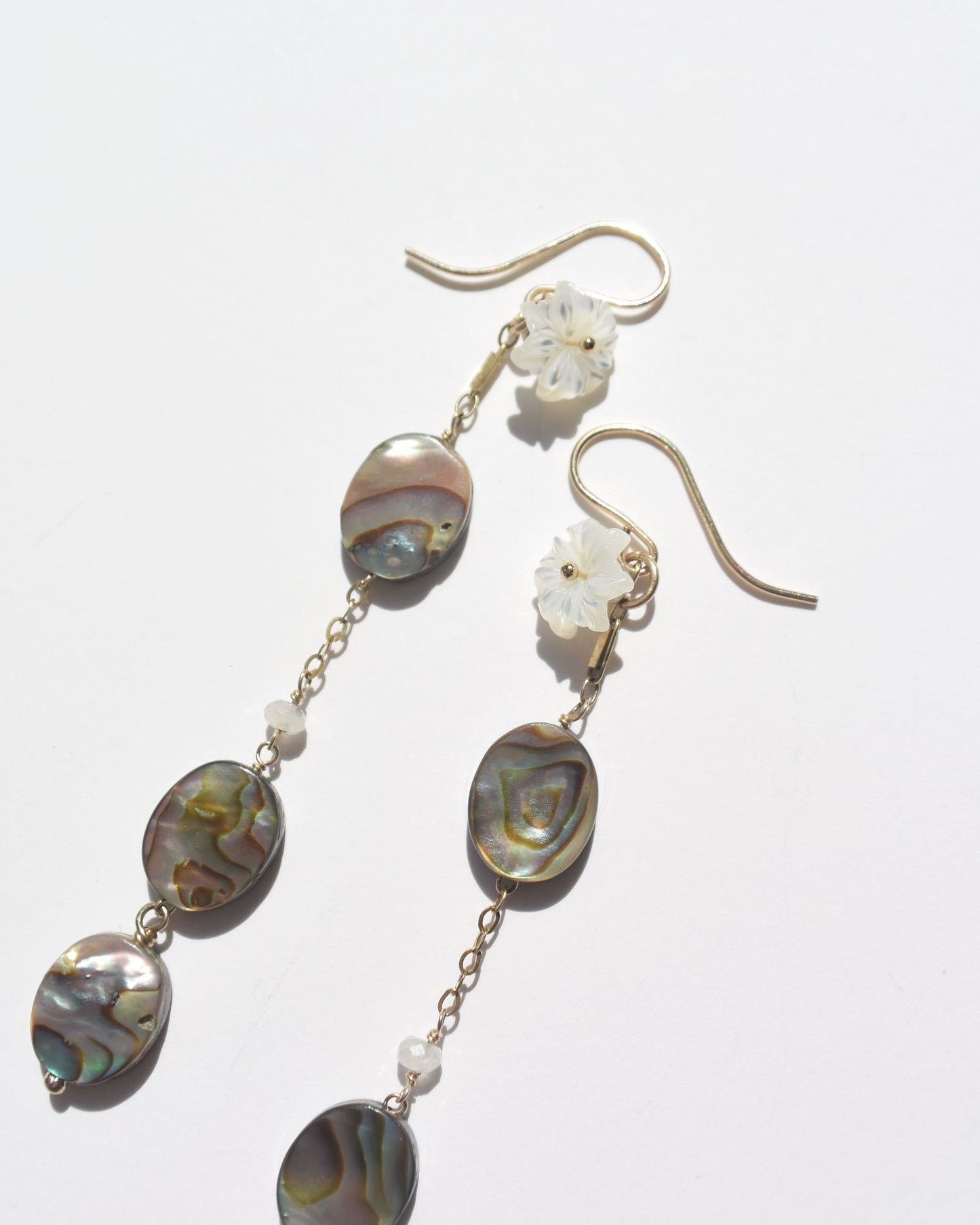 14KGF〈Abalone shell〉Earrings