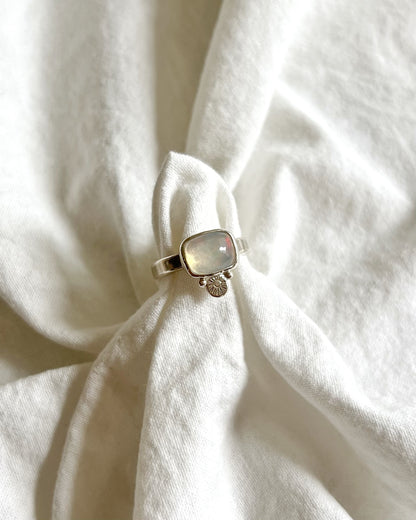 Silver Ring -Opal-