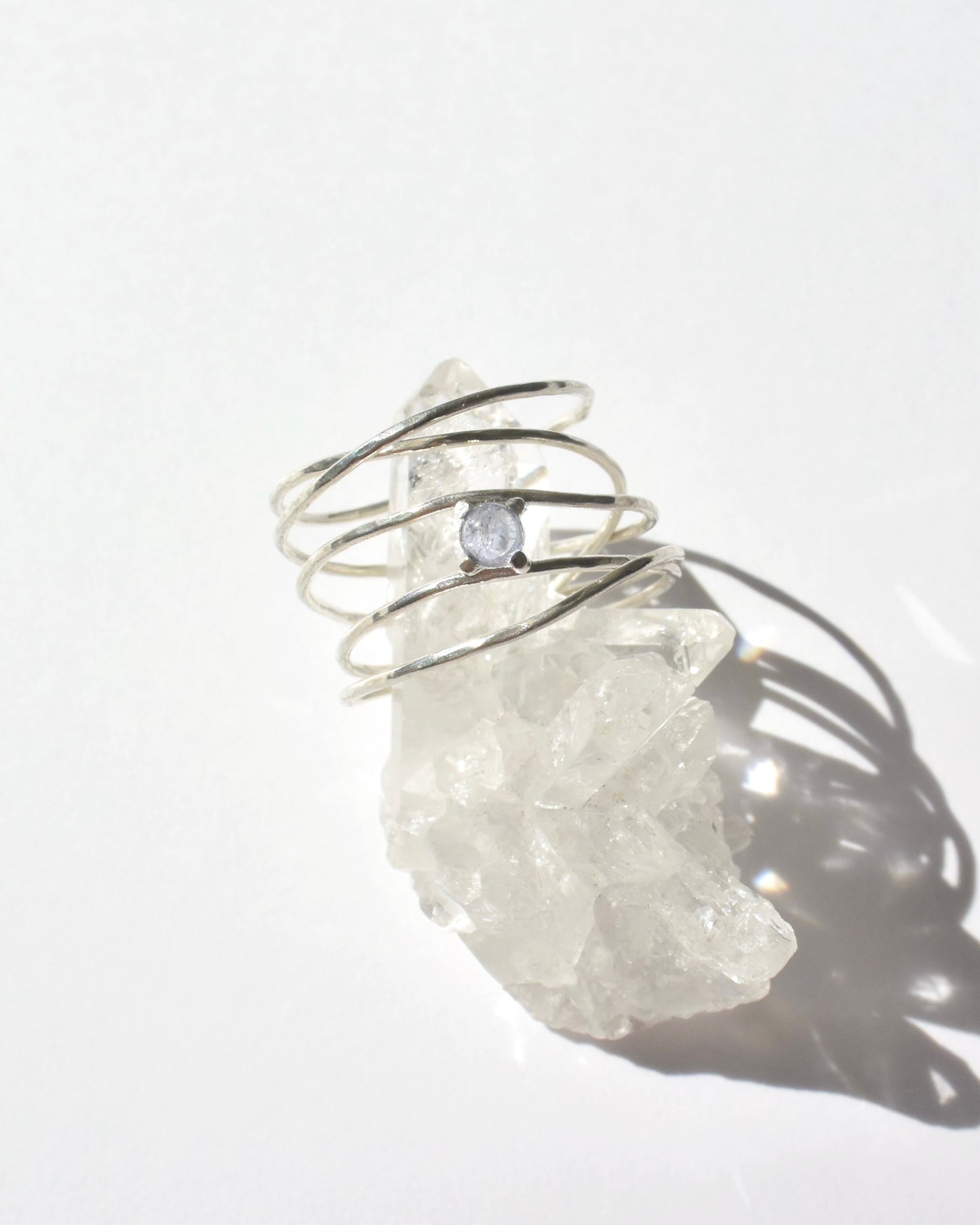 ［一点物］〈Spinning bubbles〉by good intuition -Tanzanite/13号-