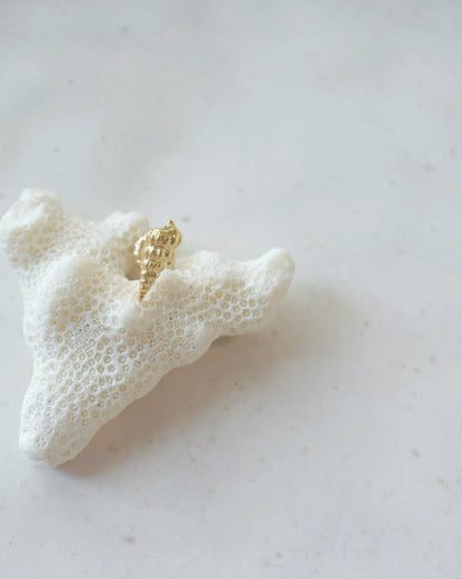 K18pt〈Cast of real ocaen〉Stud earring | ピアス