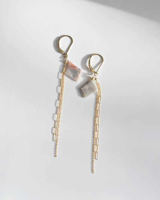 14KGF〈Agate〉Earrings