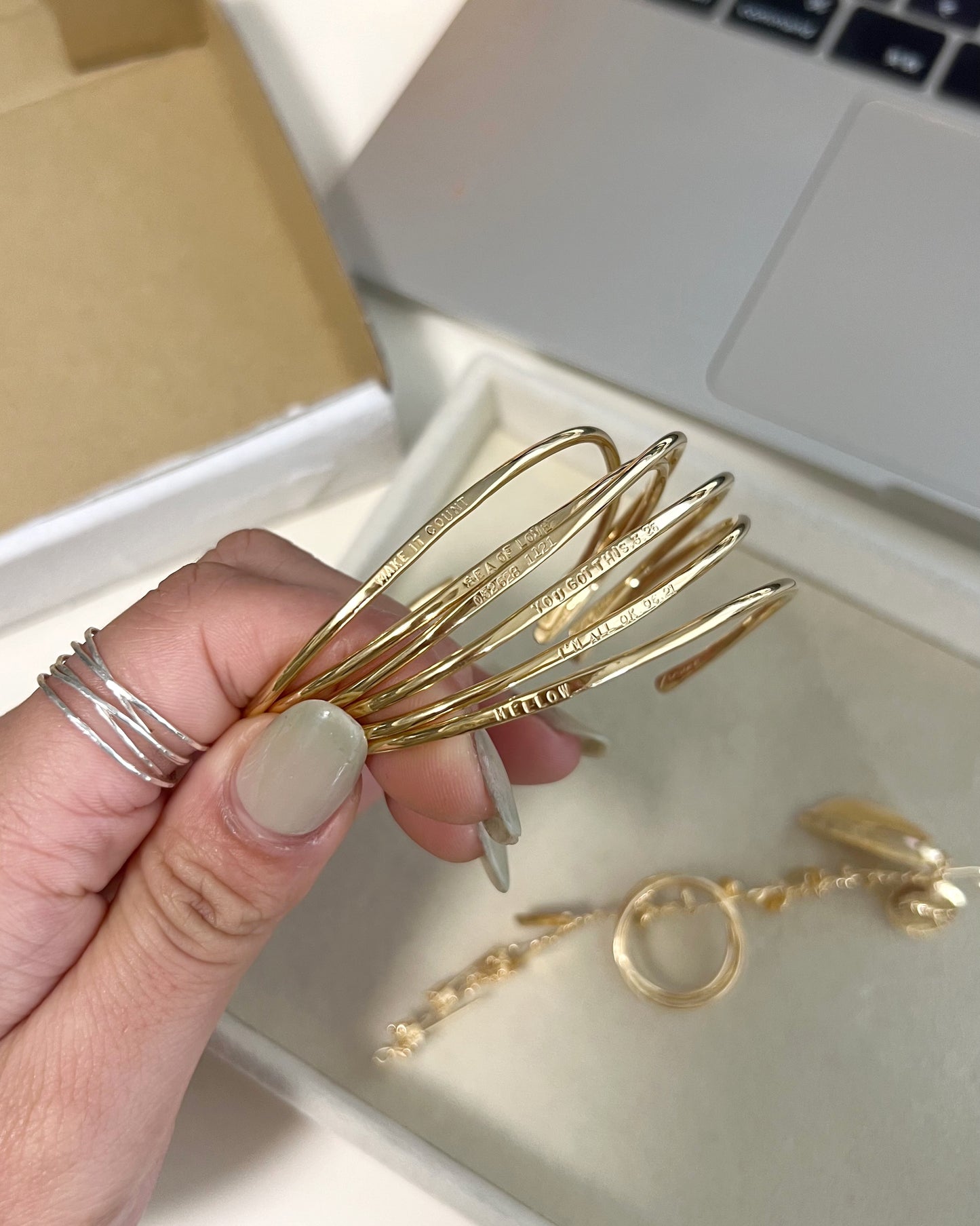 ［受注製作］K18pt〈Spell swells〉