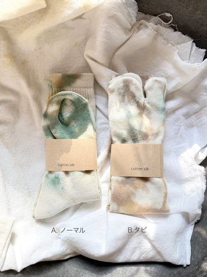 m4y.〈Cotton silk socks〉