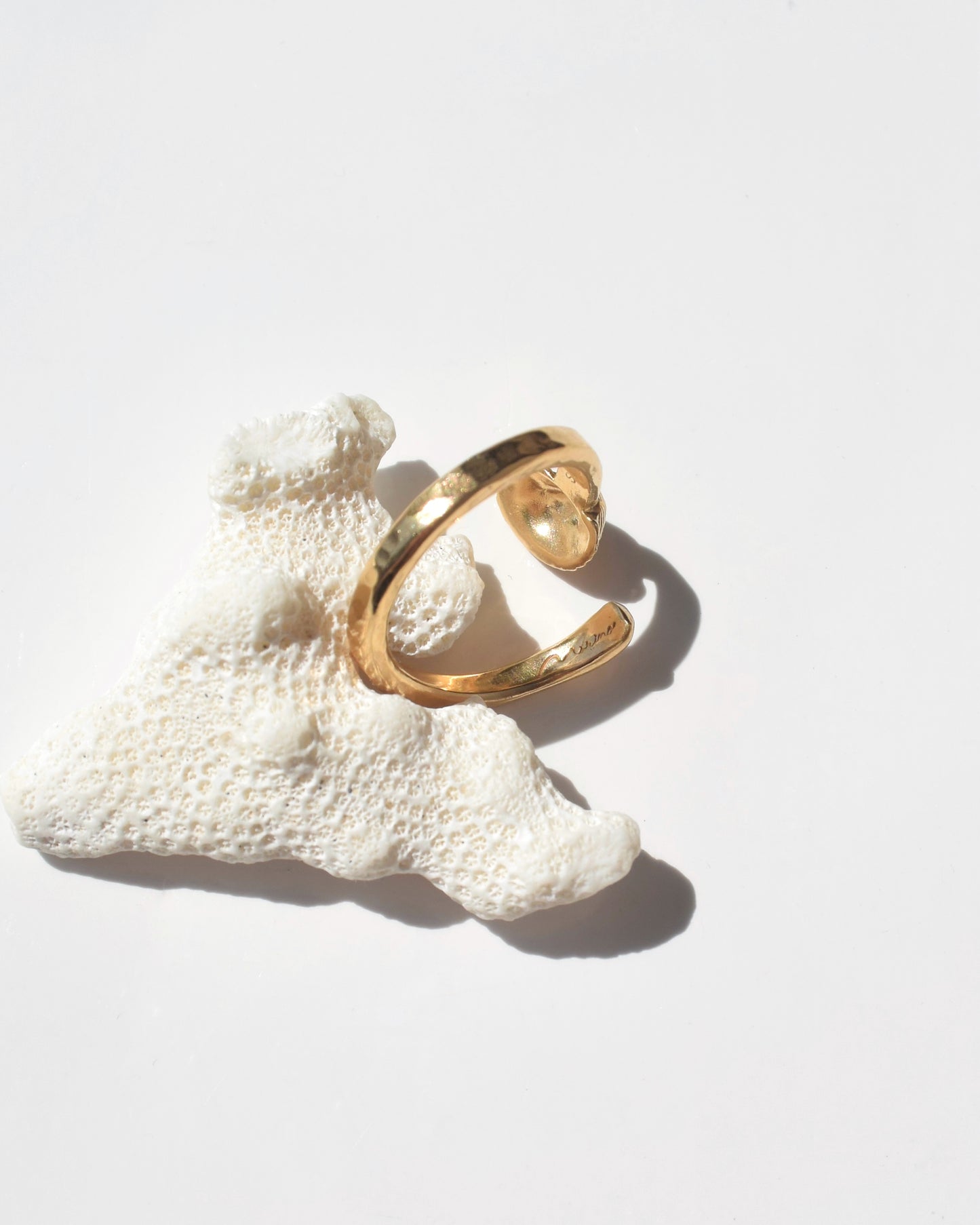 〈Cast of real ocean〉Ring -Gold-