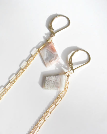 14KGF〈Agate〉Earrings