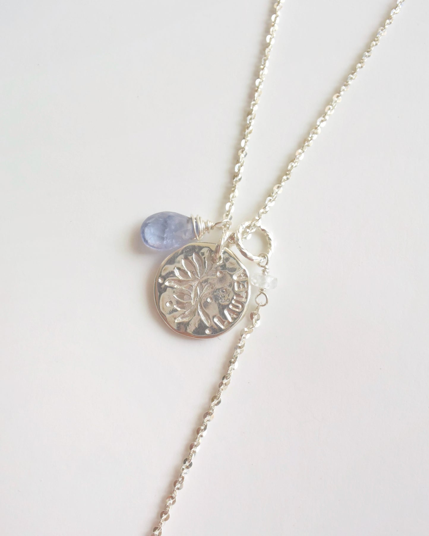 ［即納］Silver〈Flower lei coin necklace〉