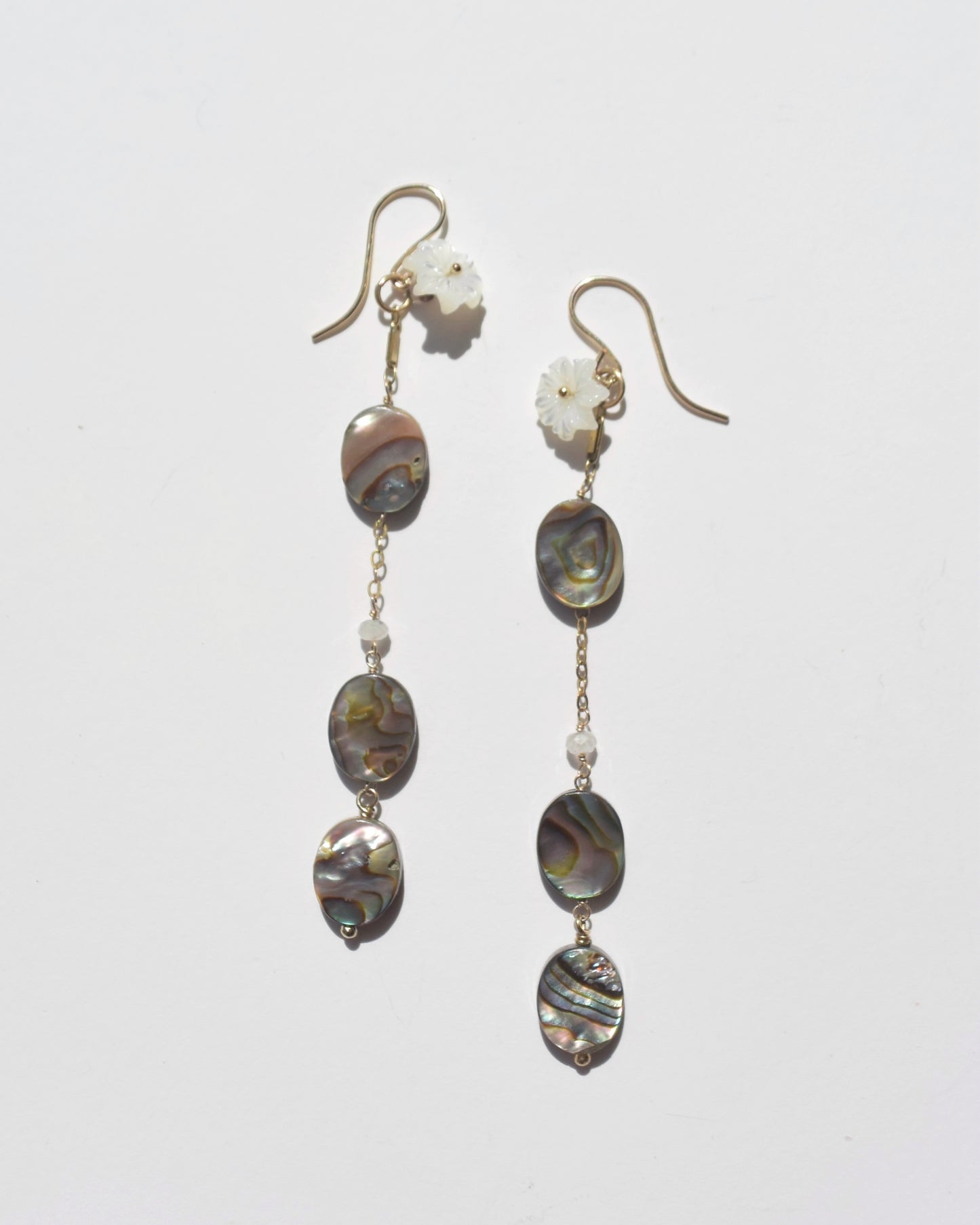 14KGF〈Abalone shell〉Earrings