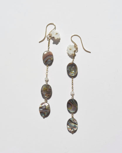 14KGF〈Abalone shell〉Earrings