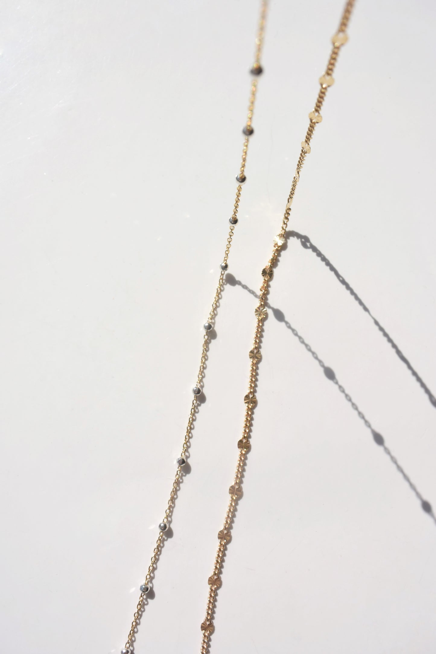 14KGF&Silver〈Chain Bracelet&Anklet〉Mahina | ブレスレット アンクレット