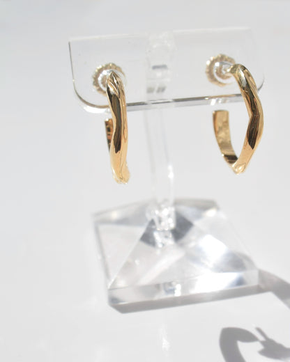 〈OPEN WATER〉Gold-Earrings-