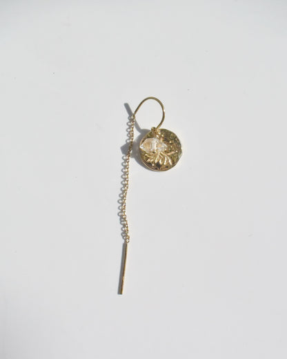 〈Flower lei coin〉Earrings
