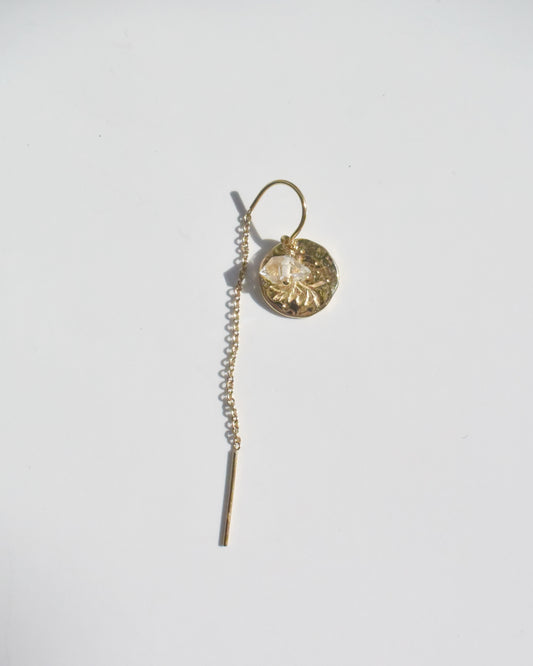 〈Flower lei coin〉Earrings
