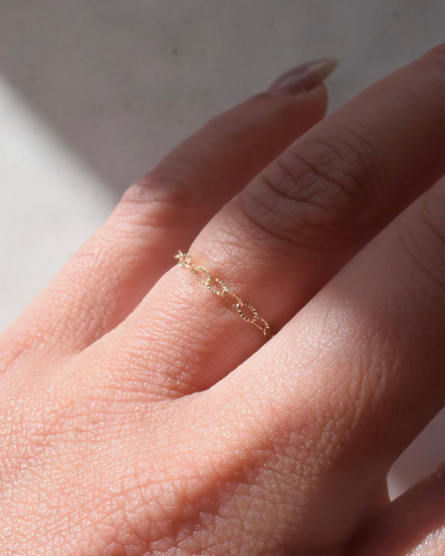 K10&K18〈Skin jewels-Chain ring-〉Daisy Circle