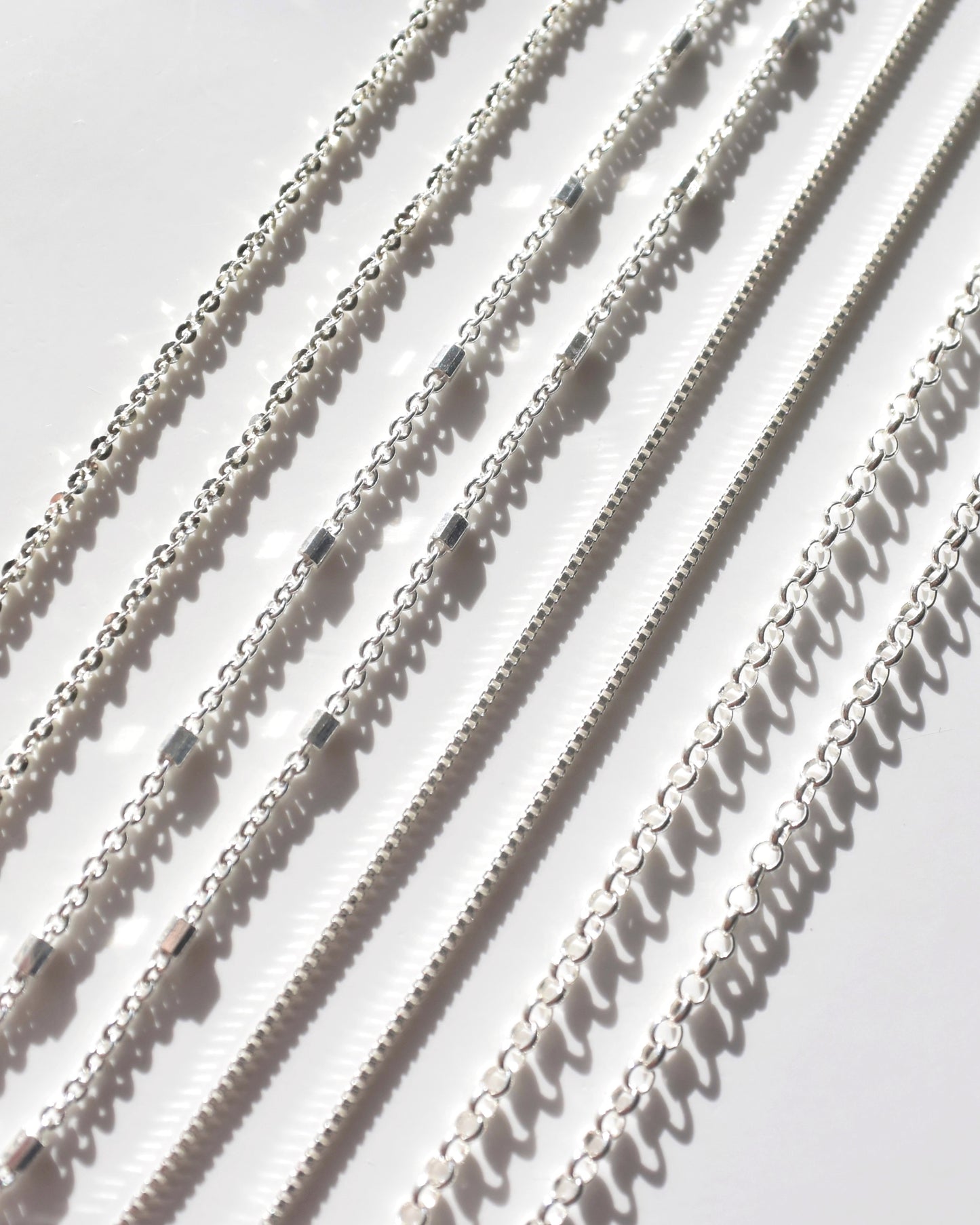 Silver〈Chain necklace〉