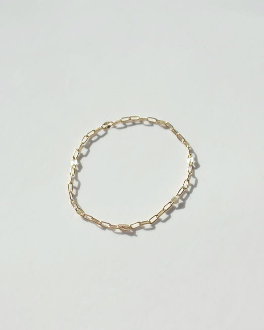 K10&K18〈Skin jewels-Chain ring-〉Lino