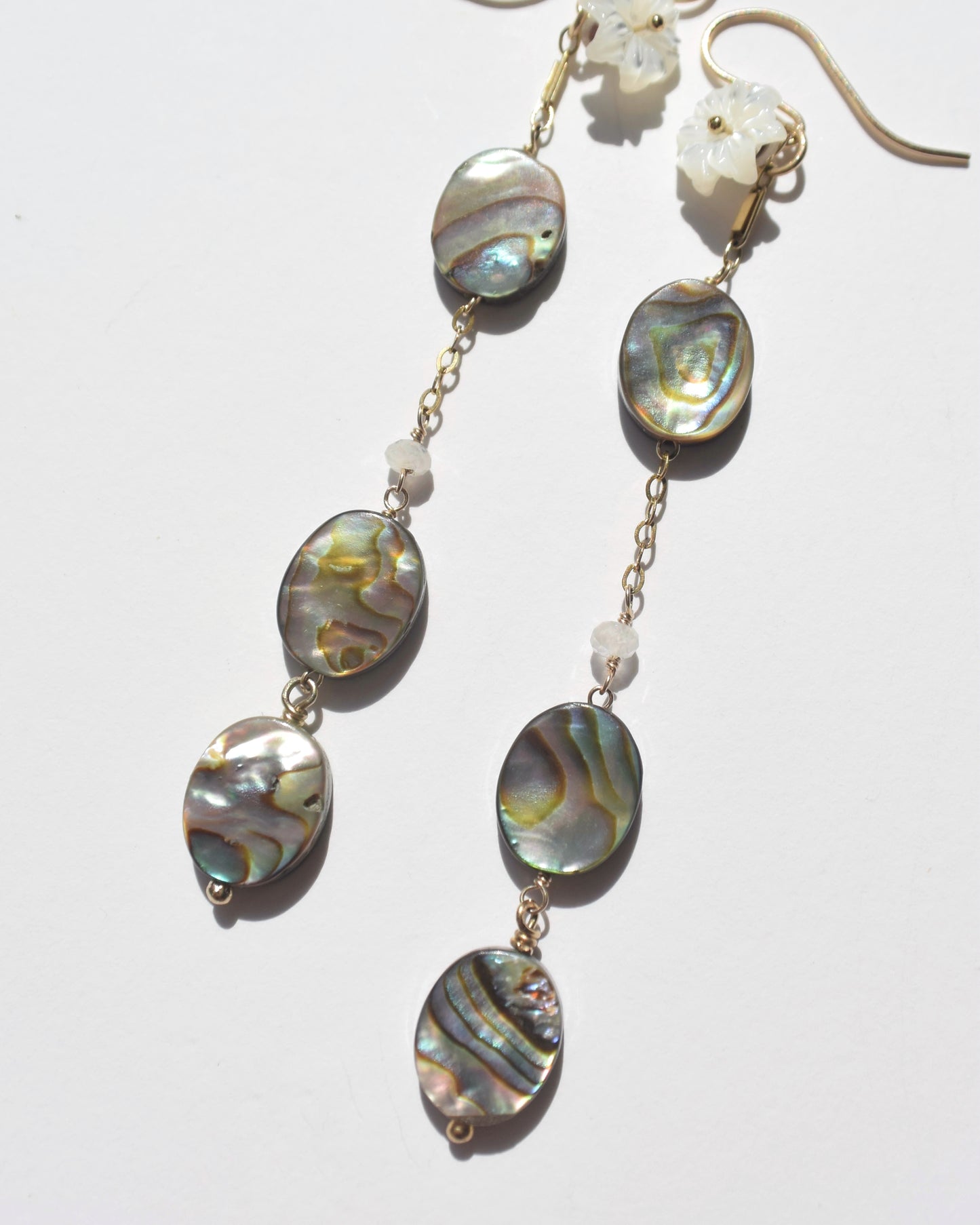 14KGF〈Abalone shell〉Earrings