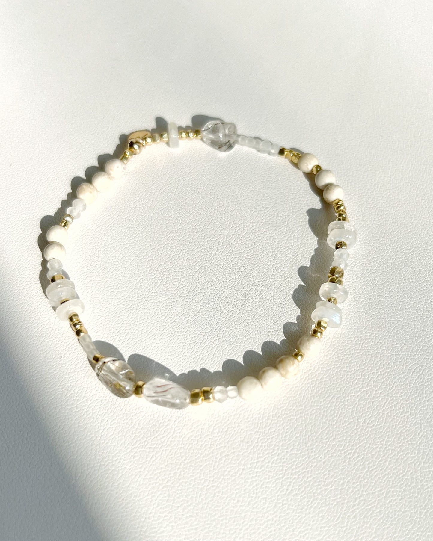 〈Rubber  bracelet〉Rutile quartz